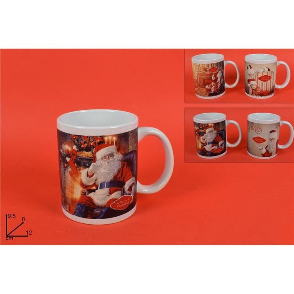 TAZZONE NATALIZIO 325 ML. BABBO 4 ASSORTITI